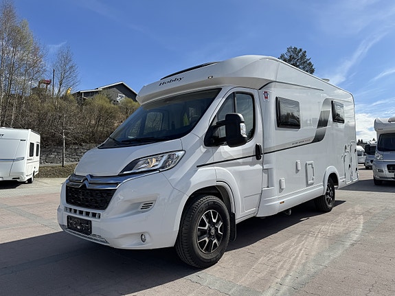 Hobby V65 / OPTIMA ONTOUR EDITION / QUEENBED / TV / NAVI / R.KAMERA / TRUMA GASS STRØM / DAB+ / PARABOL / SOLCELLE