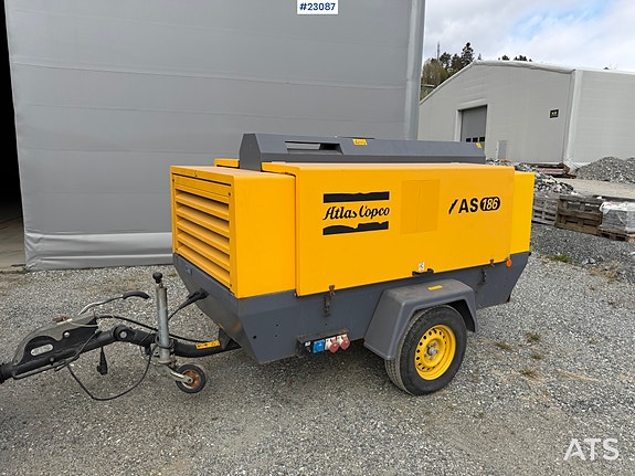 Atlas Copco XAS 186 DD Mobil dieselkompressor - 2010 modell