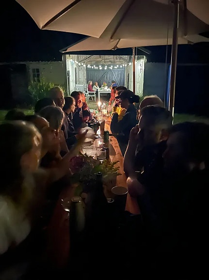 Fra vår årlige sommerhustur med våre danske kollegaer.