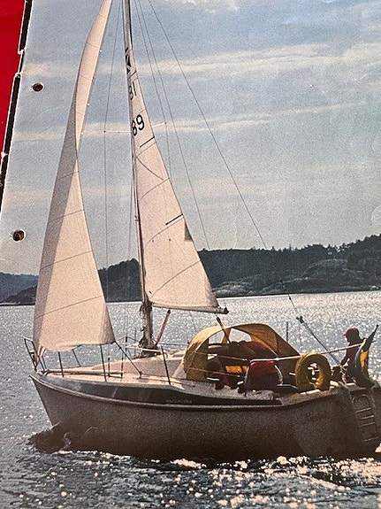 "Gullperle" av en velholdt Maxi 84 med "ny" motor -seildrev og 3-bladet propell 2 of 13