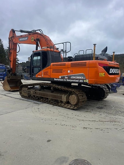 Doosan DX380-5 GPS, sentralsmøring, to-kam plater 2 of 22