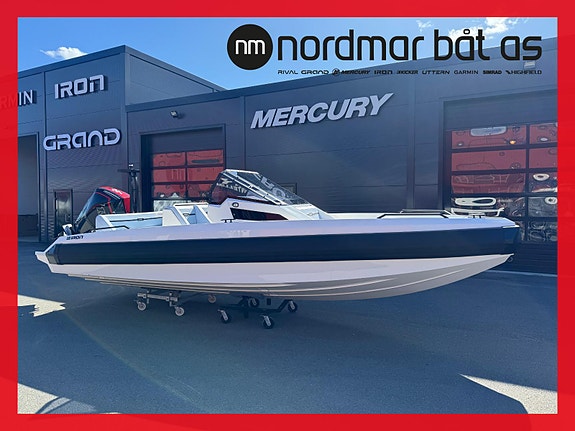 IRON Boats IRON 647 FACELIFT - Mercury V6 150HK Racing DTS NYHET - Toalett