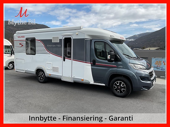 Solifer T722 150HK AUT/ ALDE/ SOLCELLE/ ALARM/ RYGGE.K++/M.PEN
