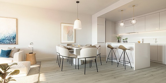 Nøkkelferdig leilighet med 3 soverom og stor terrasse i Las Lagunas