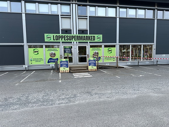 Fra butikkåpning i Porsgrunn