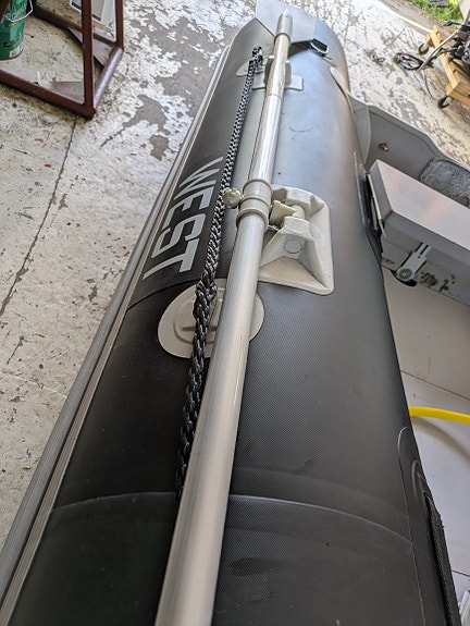 West System 290 gummibåt med 3.5 HK Evinrude 3 of 5