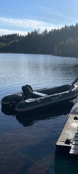 West System 290 gummibåt med 3.5 HK Evinrude 2 of 5