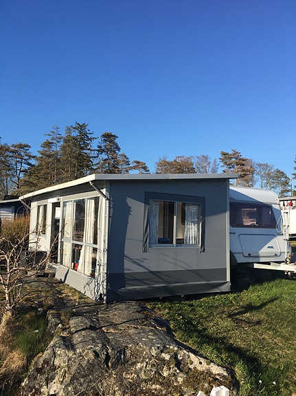 Knaus Azur Royale 580 med helårs Vikingtelt og fast plass på Huseby camping Oven Rygge Råde. NY PRIS 4 of 5