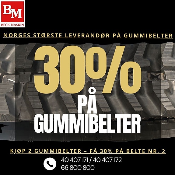 BM Gummibelter - 30% KAMPANJE