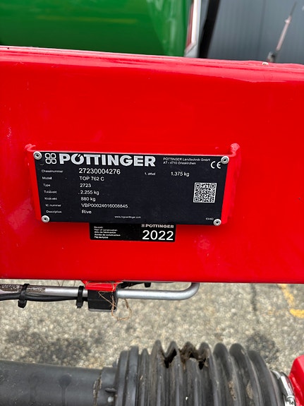 Pøttinger top 762 2022, kr 315 000,-