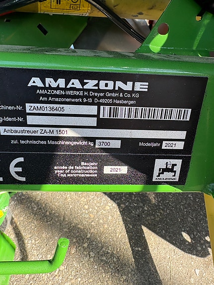 Amazone zam 2021, kr 89 000,-