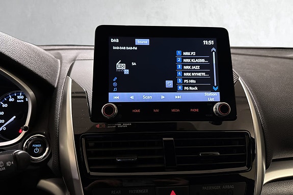 Multimediasystem med mulighet for apple carplay og Bluetooth handsfree.