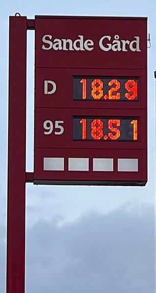 Vårt drivstoffanlegg i Årdal