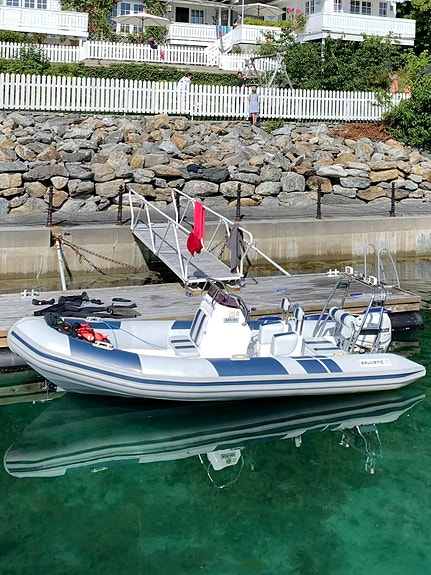 Sjøsterk Ballistic RIB med båthenger 2 of 5
