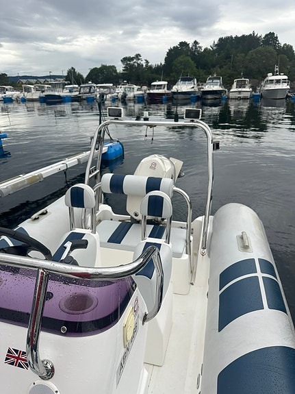 Sjøsterk Ballistic RIB med båthenger 5 of 5