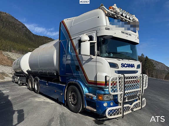 Scania R730 6x2 Tankbil med Tankhenger - Bakovertipp 4 of 5
