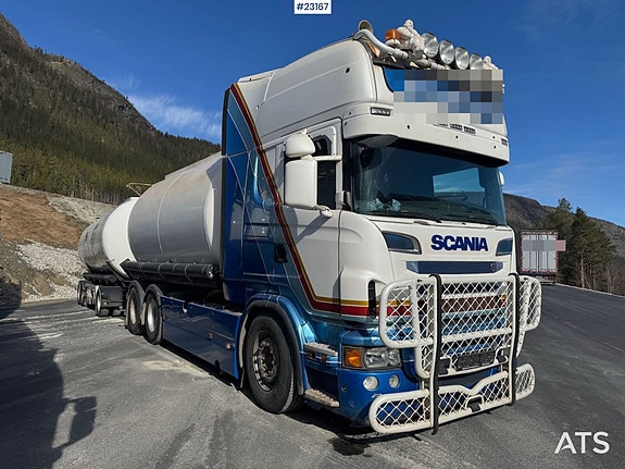 Scania R730 6x2 Tankbil med Tankhenger - Bakovertipp 3 of 5