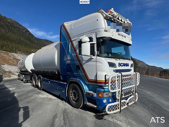 Scania R730 6x2 Tankbil med Tankhenger - Bakovertipp 5 of 5