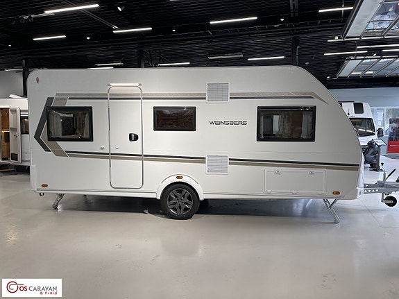Weinsberg CaraOne 540 EUH - med langsgående senger+Senkeseng. Kampanje,få også med energipakke 2 of 5