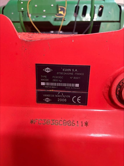 Kuhn FC 303 2006, kr 90 000,-