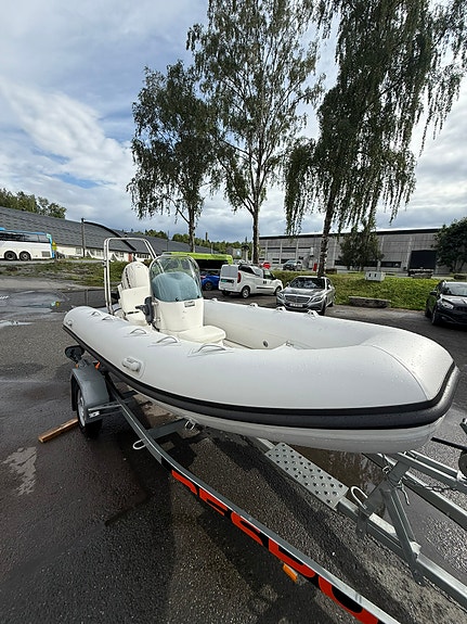 BRIG F450L/Evinrude 50hk/Respo Henger! 3 of 5