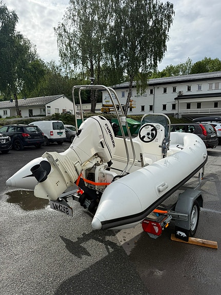 BRIG F450L med Evinrude 50hk/Respo 18 båt henger! 6 of 30