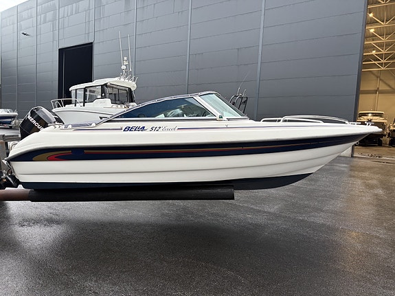 Pent holdt Bella 512 Excel med Mercury F60ELPT EFI