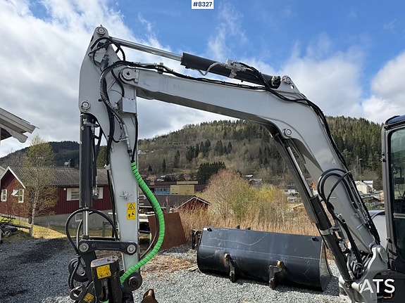 Case CX50B Beltegraver med Rotortilt og 3 skuffer. KUN 2000 timer. 4 of 5