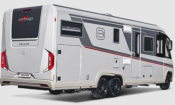 Carthago CHIC C-LINE I 6.2 XL QB på Mercedes. 5-seter, skinn, ALDE, TVx2, el. markise og mye mer! UTEN SIDESTYKKE I NORGE MED LEVERING I 2026! 3 of 5