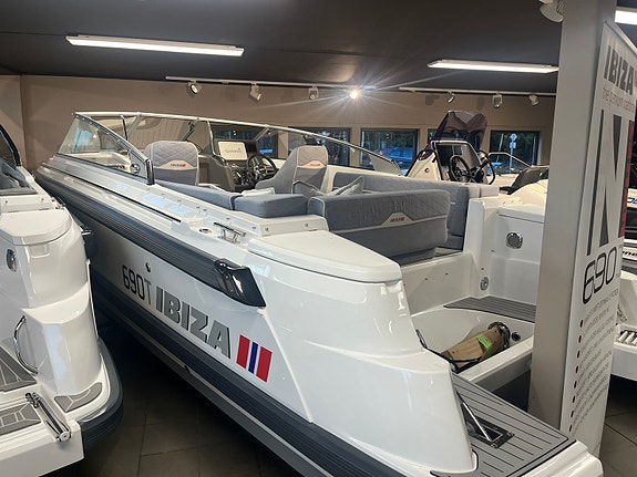 Ibiza 690 med Yamaha F225 - Innbytte!