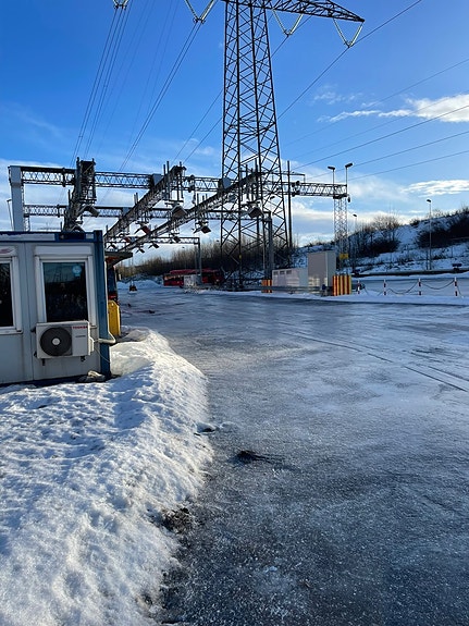 Komplett ladeanlegg med betydelig utstyrspark