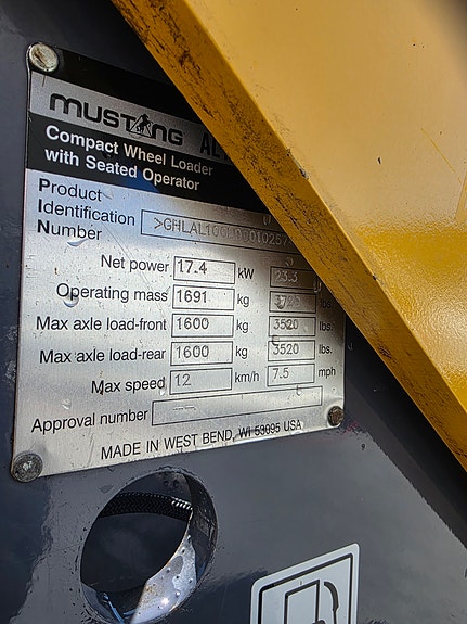 Mustang AL106 "375 timer " 20 of 25