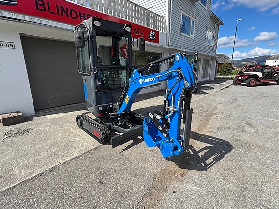 Rippa R10 ECO med hydraulisk klype bomsving bredbare belte