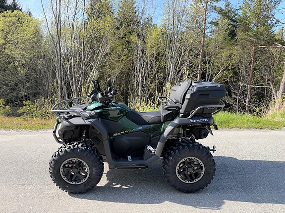 CFMOTO CFORCE 1000 OVERLAND - ABS 105KM/H VARME I SETE, HOLKER OG GASSTOMMEL - FANGERE - BAGASJEBOKS - VINDSKJERM - BUKPLATE 8 of 30