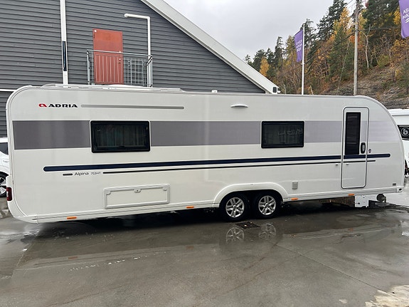 Adria ALPINA 753 HT,  AC, MOVER, SOLCELLE, LITIUM,  2 SENGER