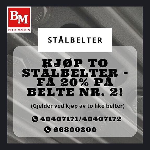 Stålbelter 6-25 tonn