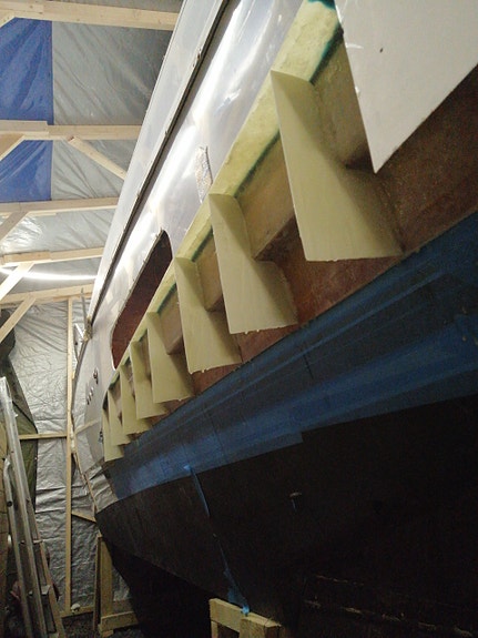 NY LAVERE  PRIS!!!  2 stk mercruiser 4.2 diesel MS230 med drev, transom++ 29 of 30