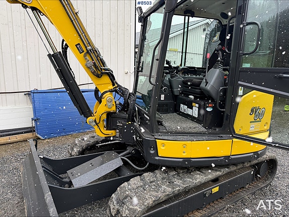 Yanmar SV60-B Gravemaskin m/Engcon Rotortilt og 2 skuffer - kun 300 timer