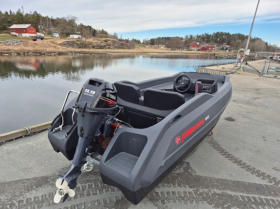Kampanje! Pioner Go m/ Yamaha F9,9 HEL - Ferdig montert, stoffet og klargjort 5 of 11
