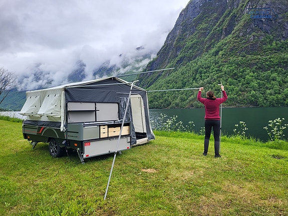 Combi-Camp Country Xclusive GREY Edition Twin Bed iQ stoff 7 of 23