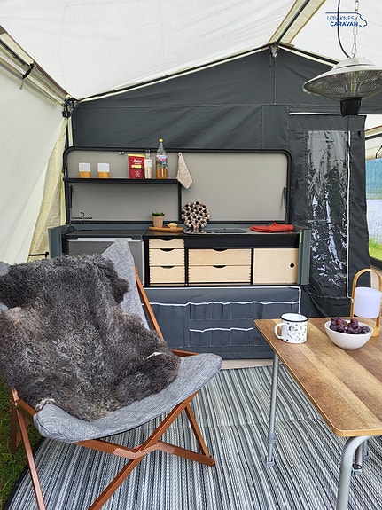 Combi-Camp Country Xclusive GREY Edition King Bed iQ stoff 7 of 21