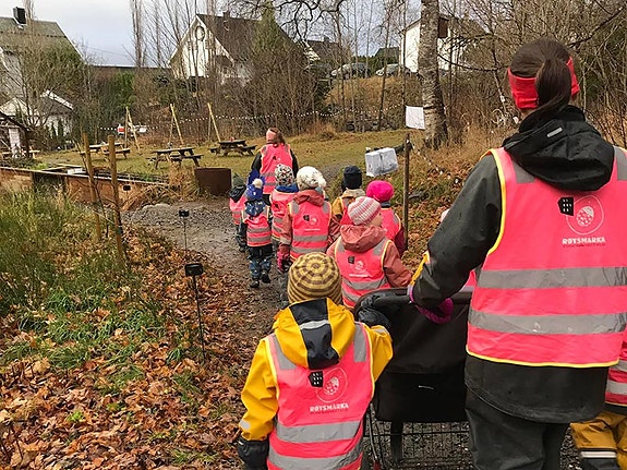Vi går på turar i nærområdet