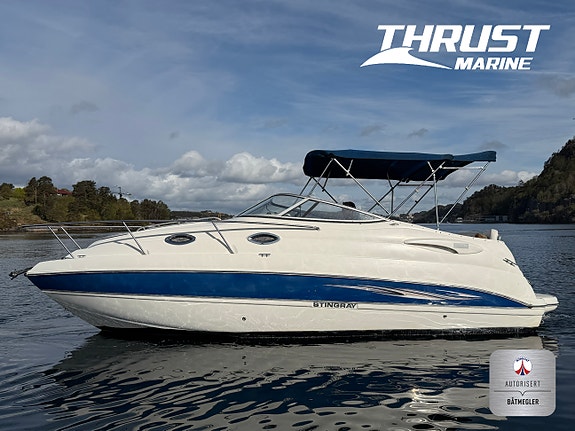 Stingray CS 250 - 300 HK Volvo Penta, kun 65 timer!, sjøsatt første gang i 2011