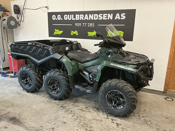 Can-Am Outlander 650 6x6 . Pris inkl mva.