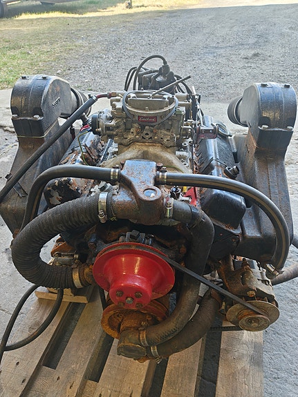 Volvo penta med edelbrock innsug