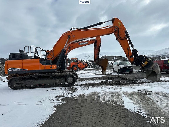 Doosan DX300LC-7 gravemaskin m/ GPS, 3 skuffer og rototilt. SE VIDEO 4 of 5