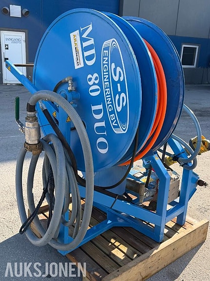Grøftespyler/høytrykkspumpe MD 80 DUO
