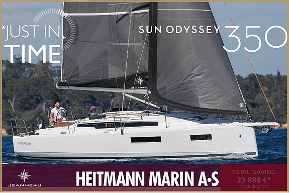 Jeanneau Sun Odyssey 350 – «Just in Time» kampanje – leveringsklar JUNI