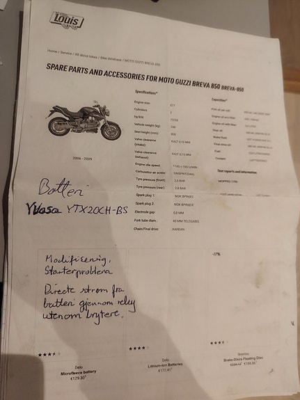 Moto Guzzi Breva 850 3 of 15