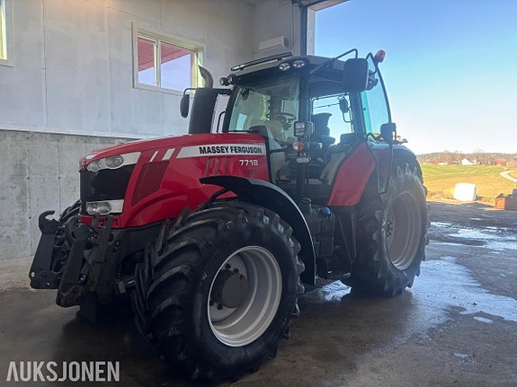 Massey Ferguson 7718 traktor - Dyna 6 - Front pto